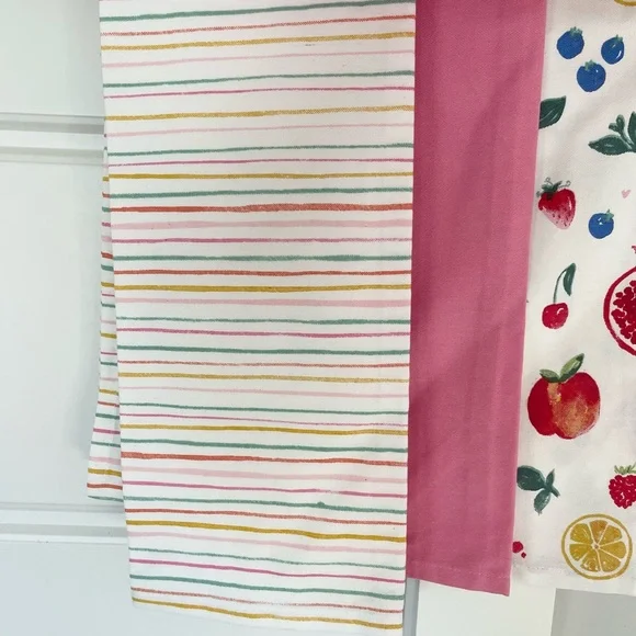 Ashley Thomas Cotton 3 Pack Tea Towel Set - Picture 3 of 5
